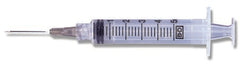 Becton Dickinson Syringe with Hypodermic Needle PrecisionGlide™ 5 mL 20 Gauge 1-1/2 Inch Detachable Needle Without Safety - M-123956-2933 - Case of 400