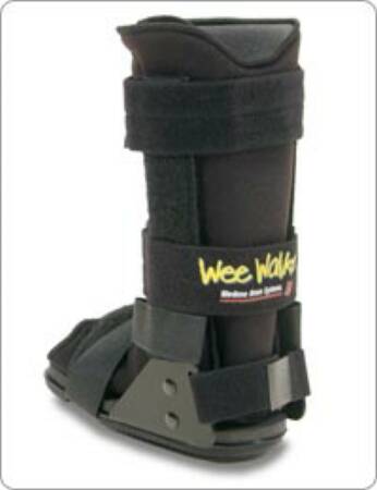 Breg Ankle Walker Boot Wee Walker™ Small / Medium Hook and Loop Closure Pediatric Size Up to 8 Left or Right Foot