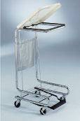 Blickman Hamper Stand Blickman Rolling Square Opening 36 - 42 gal. Foot Pedal Poly-Coated Steel Lid - M-503444-1889 - Each