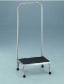 Blickman Step Stool with Handrail MRI 1-Step Stainless Steel 8-1/2 Inch Step Height - M-332069-3267 - Each