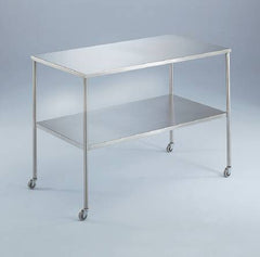 Blickman Instrument Cart Howard Stainless Steel 48 X 24 X 24 Inch Silver