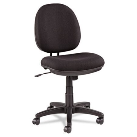 Alera® Alera Interval Series Swivel/Tilt FTask Chair, Supports up to 275 lbs, Black Seat/Black Back, Black Base