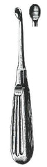 BR Surgical Bone Curette HerMann Medizintechnik Volkmann Single-ended Hollow Handle with Grooves Size 2 Tip Oval Cup Tip - M-510667-3989 - Each