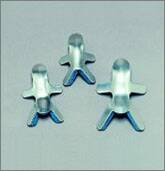 Brownmed Finger Splint Pull-On Left or Right Hand Blue / Silver