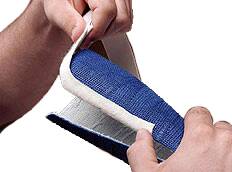 BSN Medical Fleece Edger Adhesive Delta Terry-Net™ 1-1/4 Inch X 15 Yard Fleece NonSterile