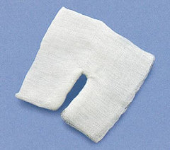 Busse Hospital Disposables I.V. / Drain Split Dressing Gauze 4 X 4 Inch U-Shaped Sterile