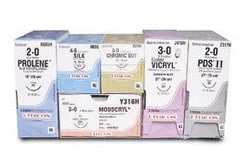 Suture with Needle PDS II Absorbable Uncoated Violet Suture Monofilament Polydioxanone Size 2 - 0 27 Inch Suture 1-Needle 36 mm Length 1/2 Circle Reverse Cutting Needle