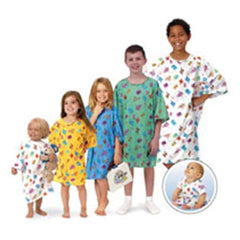 Fashion Seal Uniforms Patient Exam Gown Mobies™ Large Kid Design (Green Print) Reusable - M-1074002-1558 - Each