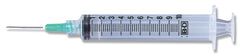 Becton Dickinson Syringe with Hypodermic Needle PrecisionGlide™ 10 mL 22 Gauge 1 Inch Detachable Needle Without Safety - M-128987-2098 - Box of 100