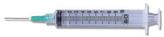 Becton Dickinson Syringe with Hypodermic Needle PrecisionGlide™ 10 mL 21 Gauge 1 Inch Detachable Needle Without Safety - M-128989-3729 - Case of 400