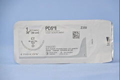 J & J Healthcare Systems Suture with Needle PDS™ II Absorbable Uncoated Violet Suture Monofilament Polydioxanone Size 1 36 Inch Suture 1-Needle 40 mm Length 1/2 Circle Taper Point Needle