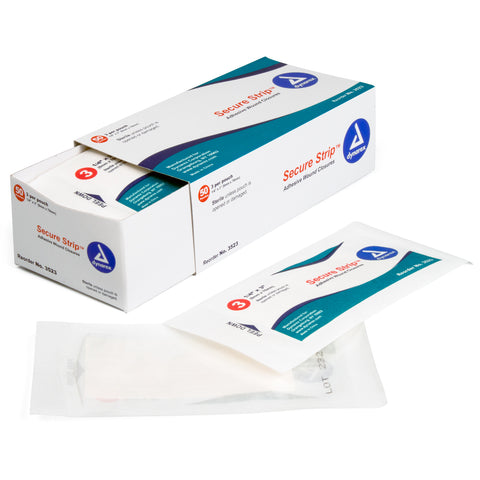 Dynarex Secure Strip Adhesive Wound Closures, 1/4" x 3" AM-13-3523