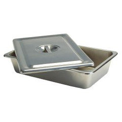 Graham-Field Instrument Tray Flat Cover Recessed Grip Stainless Steel 2.1 X 7.6 X 12.1 Inch - M-130172-4477 - Each