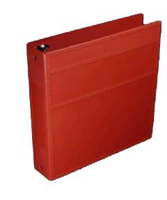 Carstens Binder Carstens® 3 Ring Red 300 Sheets Side Opening