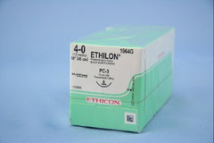Suture with Needle Ethilon Nonabsorbable Uncoated Black Suture Monofilament Nylon Size 4 - 0 18 Inch Suture 1-Needle 16 mm Length 3/8 Circle Precision Cosmetic - Conventional Cutting PRIME Needle