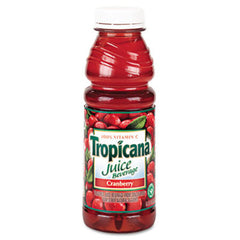 Tropicana® Juice Beverage, Cranberry, 15.2oz Bottle, 12/Carton