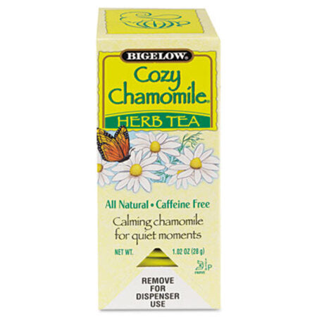 Bigelow® Single Flavor Tea, Cozy Chamomile, 28 Bags/Box