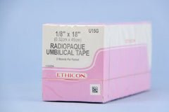 J & J Healthcare Systems Umbilical Tape Ethicon® Radiopaque Cotton 1/8 X 18 Inch White Sterile