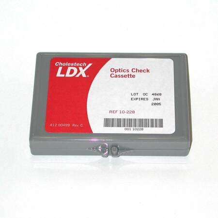 Abbott Rapid Dx North America LLC Optics Check Cassette Cholestech LDX™ Empty Cassette, Includes Case For use with LDX™ System