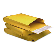 Quality Park™ Redi-Strip Kraft Expansion Envelope, #10 1/2, Square Flap, Redi-Strip Closure, 9 x 12, Brown Kraft, 25/Pack