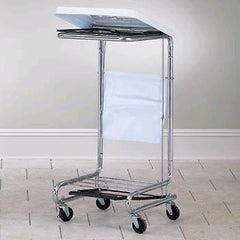 Clinton Industries Hamper Stand Clinton™ Rolling Square Opening Foot Pedal Tilt-Top Lid - M-484617-3068 - Each