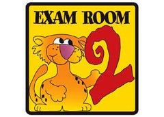 Clinton Industries Door Sign Room Sign Clinton™ Exam Room 2 - M-481150-4038 - Each