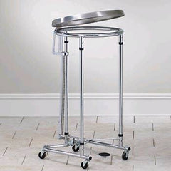 Clinton Industries Hamper Stand Clinton™ Rolling Round Opening Foot Pedal Tilt-Top Lid - M-500309-2495 - Each