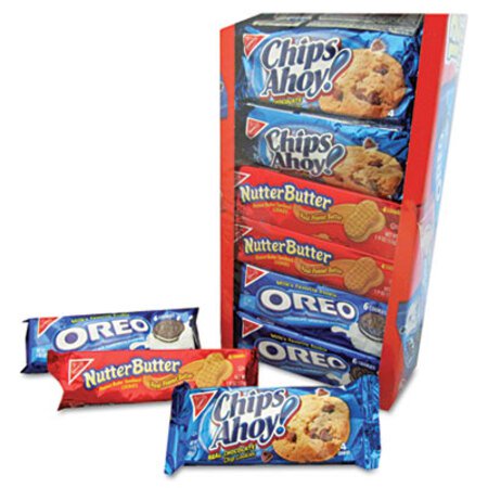 Nabisco® Variety Pack Cookies, Assorted, 1.75 oz Packs, 12 Packs/Box