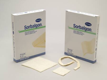 Hartmann Calcium Alginate Dressing Sorbalgon® 4 X 4 Inch Square Calcium Alginate Sterile