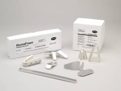 Hartmann Finger Splint AlumaFoam® Adult One Size Fits Most Without Fastening Finger Silver / White