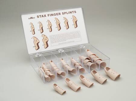 Hartmann Finger Splint Assorted Sizes Pull-On Left or Right Hand Beige