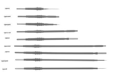 Conmed Laparoscopic Electrode UltraClean® 4 Inch Stainless Steel Blade Tip Disposable Sterile - M-452119-3120 - Case of 50