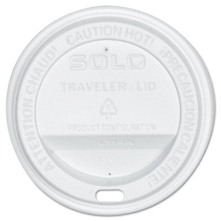 Dart® Traveler Cappuccino Style Dome Lid, White, 300/Carton