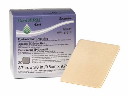 Convatec Hydrocolloid Dressing DuoDERM® CGF® 8 X 12 Inch Rectangle Sterile