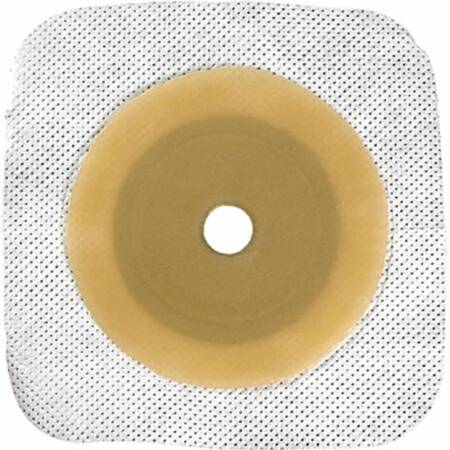 Convatec Ostomy Barrier Esteem synergy® Pre-Cut, Standard Wear Stomahesive® White Tape Medium Flange Esteem Synergy™ System Hydrocolloid 1-5/8 Inch Opening 4-1/2 X 4-1/2 Inch