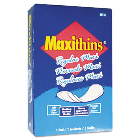 Hospeco® Maxithins Vended Sanitary Napkins, 100/Carton