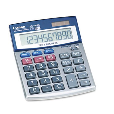 Canon® LS-100TS Portable Business Calculator, 10-Digit LCD