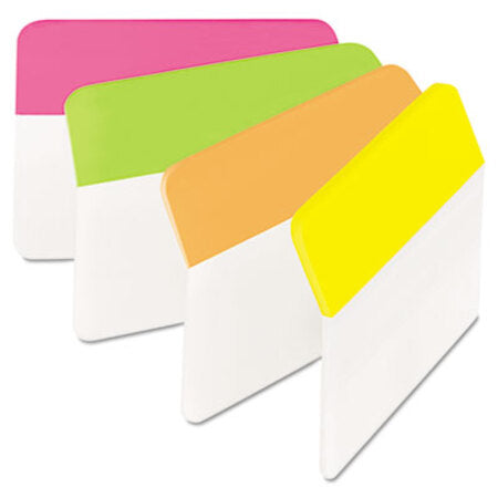 Post-it® Tabs 2" Angled Tabs, 1/5-Cut Tabs, Assorted Brights, 2" Wide, 24/Pack