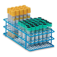 13mm Small Epoxy-Coated Wire Rack Small • Holds 72 tubes • 4"W x 8"L x 2.5"H ,1 Each - Axiom Medical Supplies