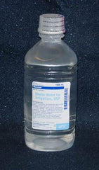 Baxter Irrigation Solution Sterile Water for Irrigation Not for Injection Bottle 1,000 mL