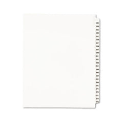 Avery® Preprinted Legal Exhibit Side Tab Index Dividers, Avery Style, 25-Tab, 251 to 275, 11 x 8.5, White, 1 Set, (1340)