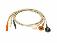 Mindray USA ECG Lead Wires 3 Saftey Cable Lead, Color Coded Connectors, 18 Inch, Set of Three 2000 Series, 3000, 870 / 871, Passport 3 Leads