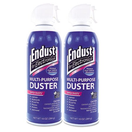 Endust® Compressed Air Duster for Electronics, 10oz, 2 per Pack