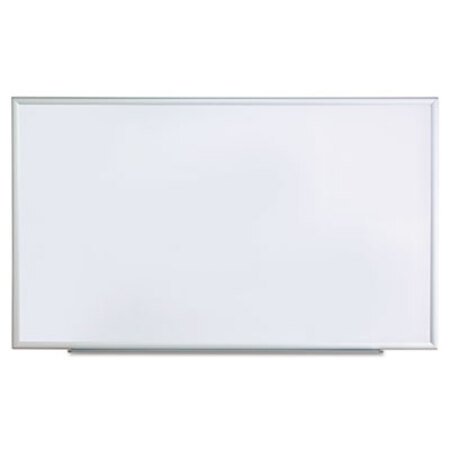 Universal® Dry Erase Board, Melamine, 60 x 36, Satin-Finished Aluminum Frame