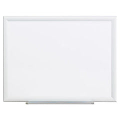 Universal® Dry Erase Board, Melamine, 24 x 18, Aluminum Frame