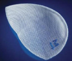 Laparoscopic Inguinal Hernia Repair Mesh 3DMAX Nonabsorbable Polypropylene Monofilament 3 X 5 Inch Medium Style White Sterile