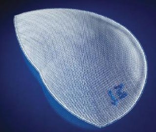 Davol Laparoscopic Inguinal Hernia Repair Mesh 3DMAX™ Nonabsorbable Polypropylene Monofilament 4 X 6 Inch Large Style White Sterile
