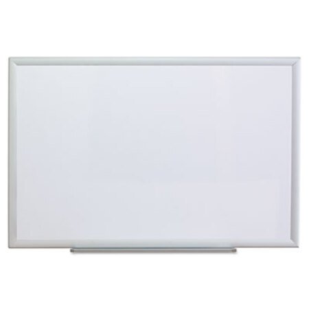 Universal® Dry Erase Board, Melamine, 36 x 24, Aluminum Frame