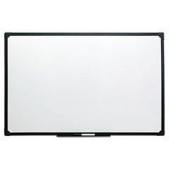 Universal® Dry Erase Board, Melamine, 48 x 36, Black Frame