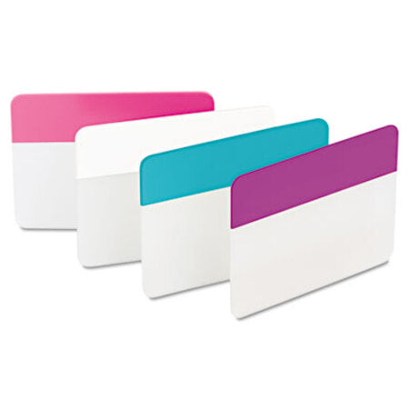 Post-it® Tabs Tabs, 1/5-Cut Tabs, Assorted Pastels, 2" Wide, 24/Pack